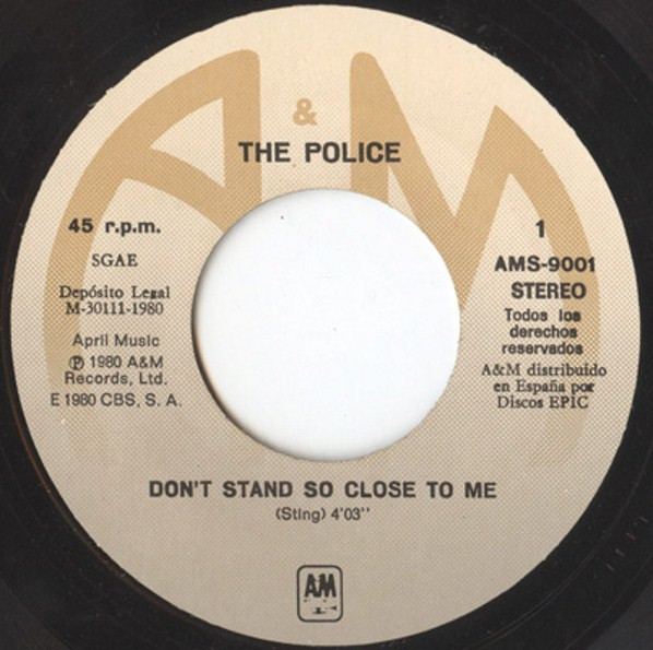 Don't Stand So Close To Me