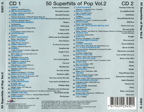 50 Superhits Of Pop Vol.2