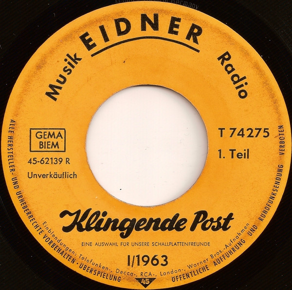 Klingende Post I/1963