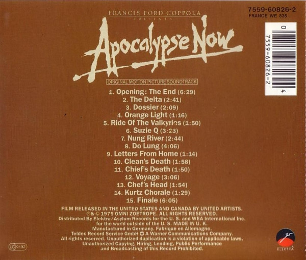 Apocalypse Now (Original Motion Picture Soundtrack)