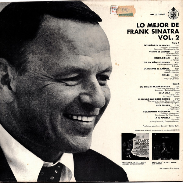 Lo Mejor De Frank Sinatra Vol. 2