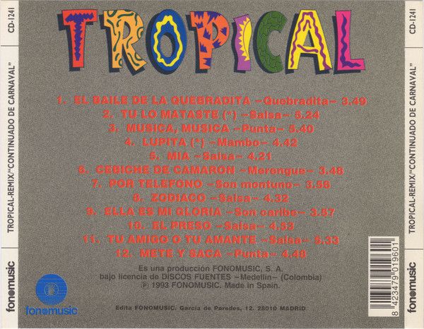 Tropical-Remix "Continuado De Carnaval"