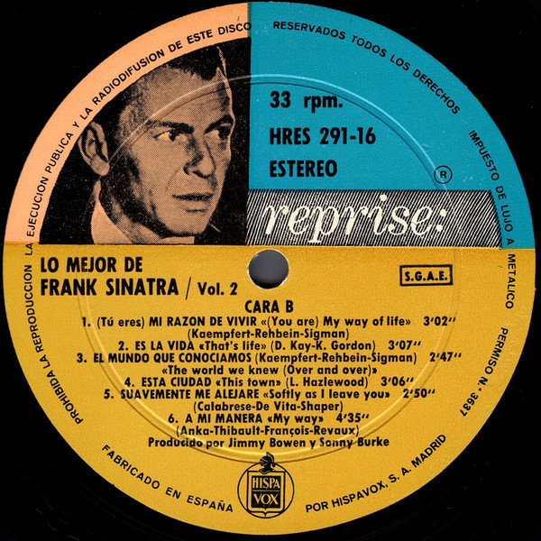 Lo Mejor De Frank Sinatra Vol. 2