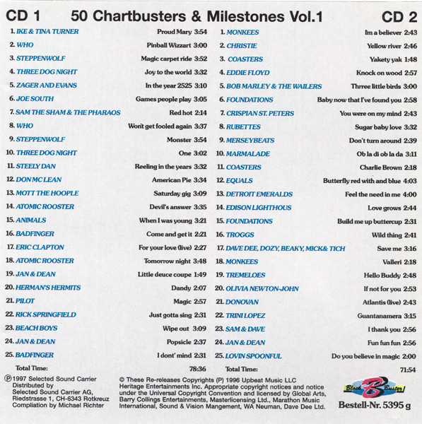 50 Chartbusters And Milestones Vol. 1