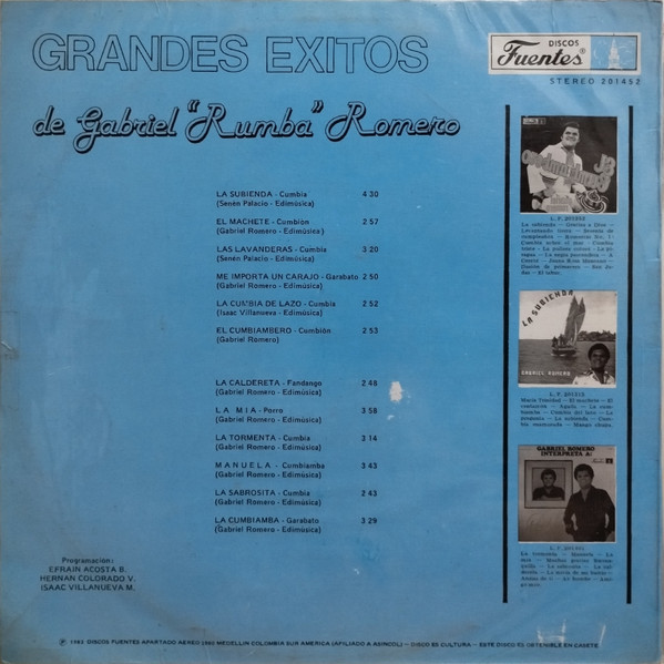 985894b14e9fb7bb27a6a9a4ddd600d15b55351d_0_0.jpeg Grandes Exitos de Gabriel "Rumba" Romero