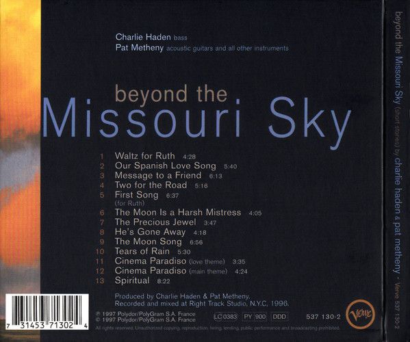 Beyond The Missouri Sky (Short Stories)