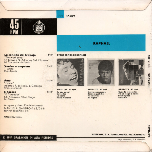 La Canción Del Trabajo