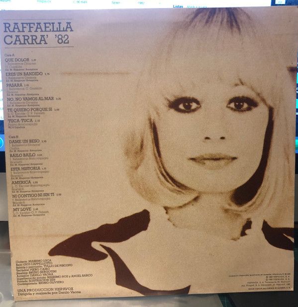 Raffaella Carrà '82