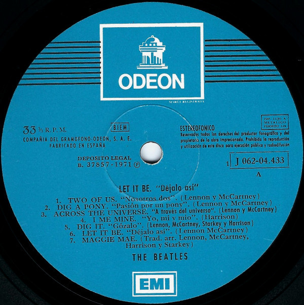 Let It Be = Déjalo Así