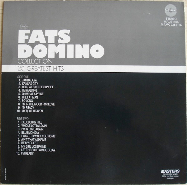 The Fats Domino Collection - 20 Greatest Hits