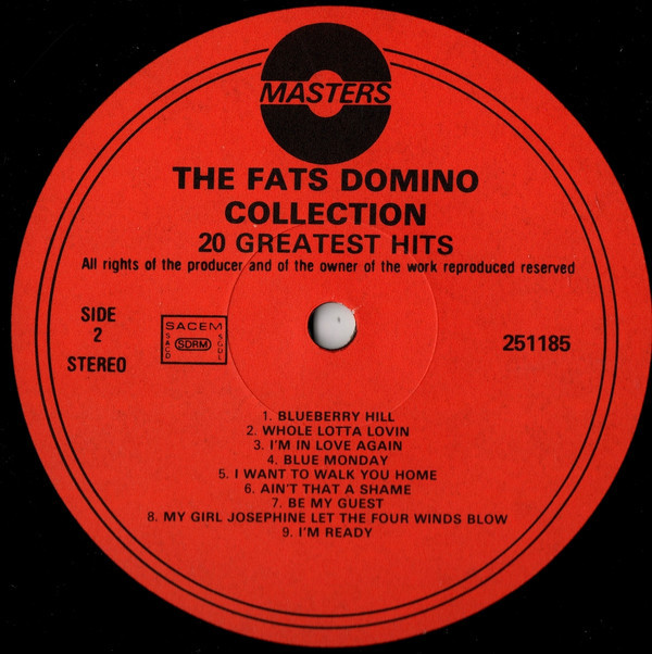 The Fats Domino Collection - 20 Greatest Hits