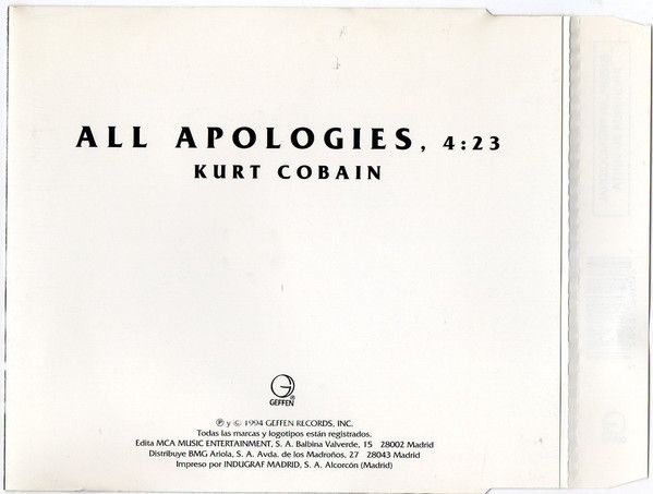 All Apologies