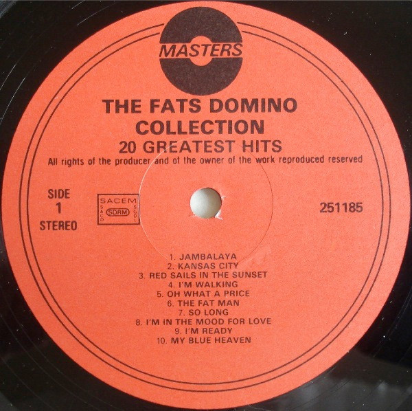 The Fats Domino Collection - 20 Greatest Hits