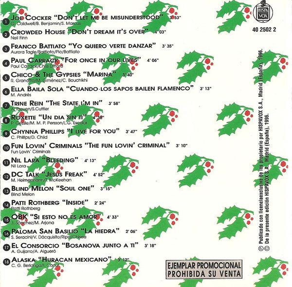 Objetivos Hispavox Volumen 3 - Navidad '96