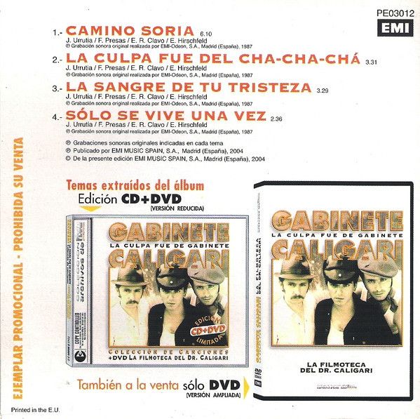 faa95208481261cfdc2f0ab61909cd214f5280a5_0_0.jpeg La Culpa Fue De Gabinete -Colección De Canciones
