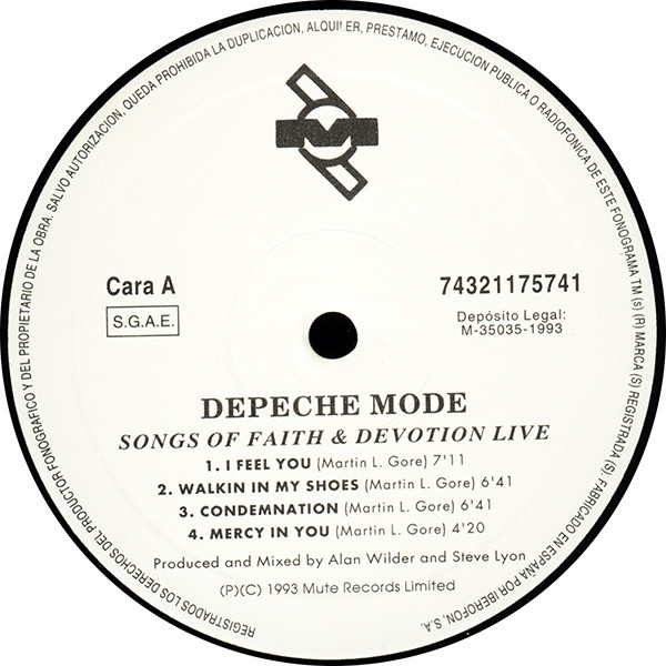 Songs Of Faith And Devotion Live
