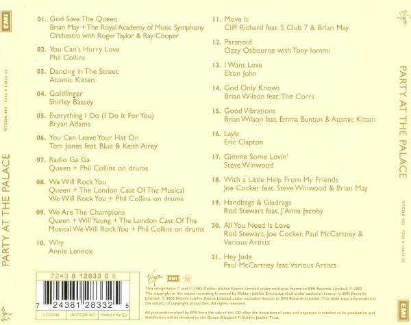 Party At The Palace (The Queen's Concerts, Buckingham Palace)
