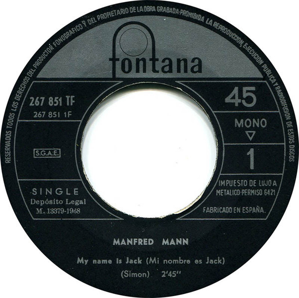 My Name Is Jack / There Is A Man