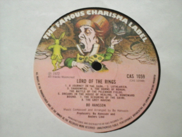 Music Inspired By Lord Of The Rings